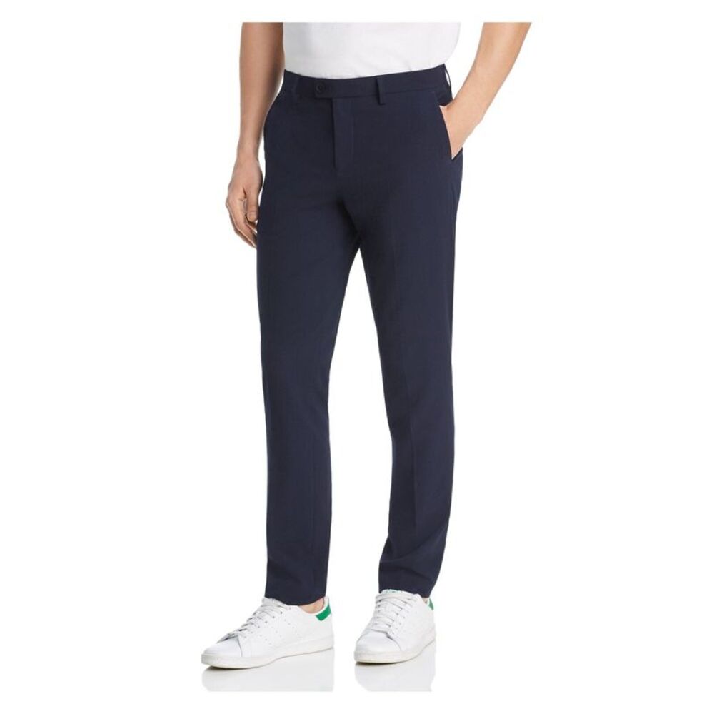 MICHAEL KORS Mens Blue Slim Fit Pants 36W\32L